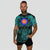 Viking Kven T Shirt Valknut of Odin Cyan RLT12 - Wonder Print Shop