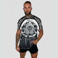 Viking Butterfly Style Celtic Of Pine Forest T Shirt RLT12 - Wonder Print Shop