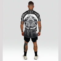 Viking Butterfly Style Celtic Of Pine Forest T Shirt RLT12 - Wonder Print Shop