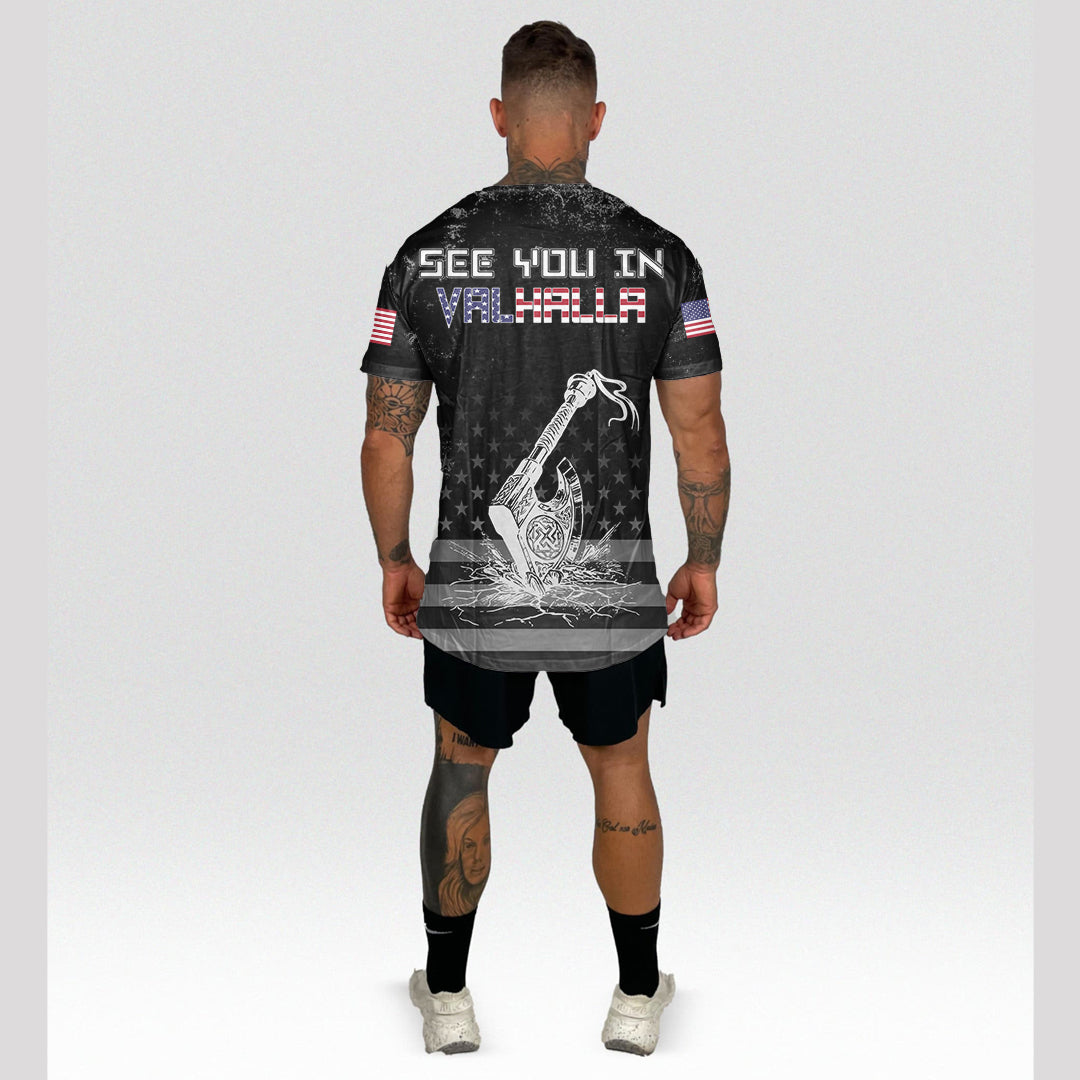 Viking American Viking See You In Valhalla shirt RLT12 - Wonder Print Shop