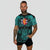 Viking Norway T Shirt Valknut of Odin Cyan RLT12 - Wonder Print Shop