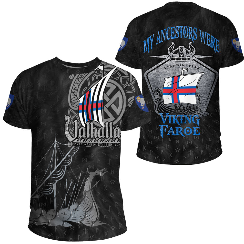 Viking Faroe Islands Drakkar T Shirt RLT12 - Wonder Print Shop