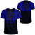 Custom Viking Clothing Viking Odins Celtic Two Ravens Blue Version T Shirt RLT12 - Wonder Print Shop