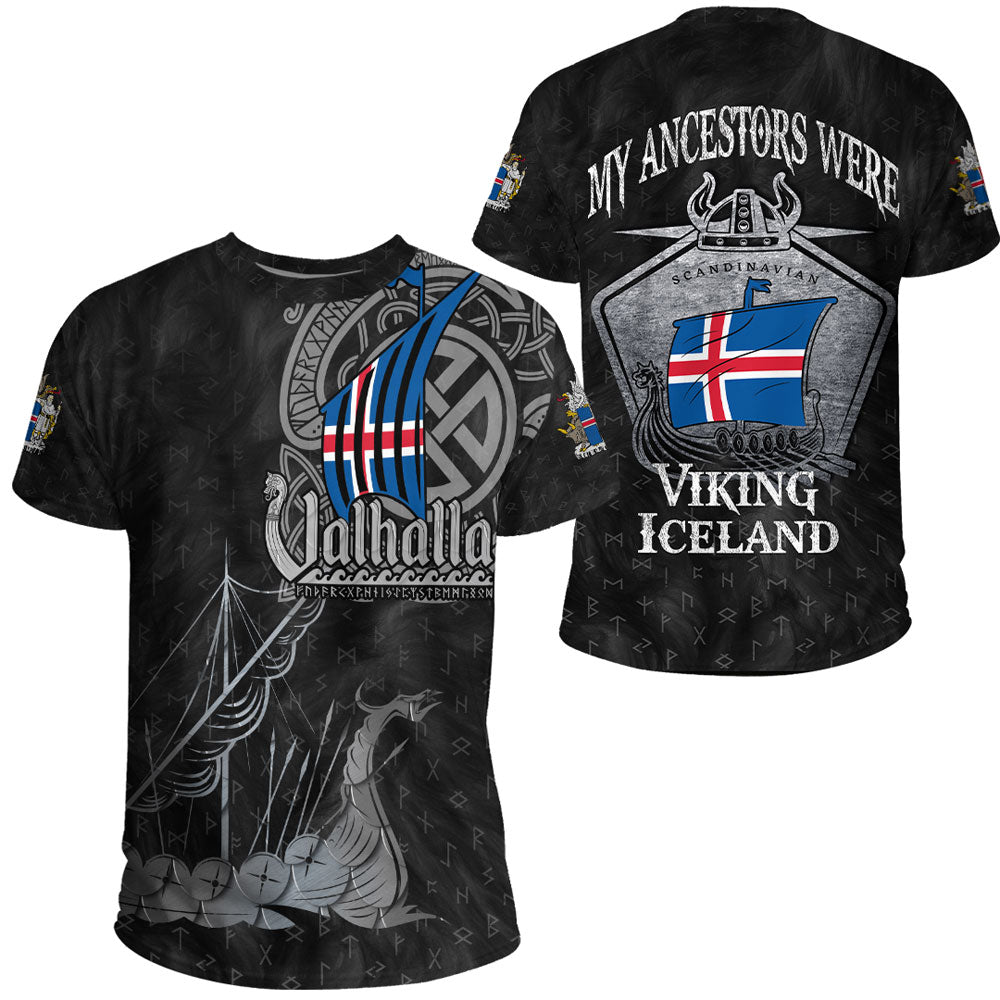 Viking Clothing Viking Iceland Drakkar T Shirt RLT12 - Wonder Print Shop