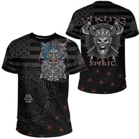 Viking Clothing American Viking The Viking Spirit T Shirt RLT12 - Wonder Print Shop