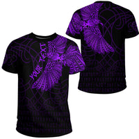 Custom Viking Clothing Viking Odins Celtic Ravens Purple Version T Shirt RLT12 - Wonder Print Shop