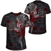 Viking Clothing Viking Odin Raven Tattoo Style Blood Version T Shirt RLT12 - Wonder Print Shop