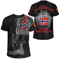 Viking Clothing Viking Norway Drakkar T Shirt RLT12 - Wonder Print Shop