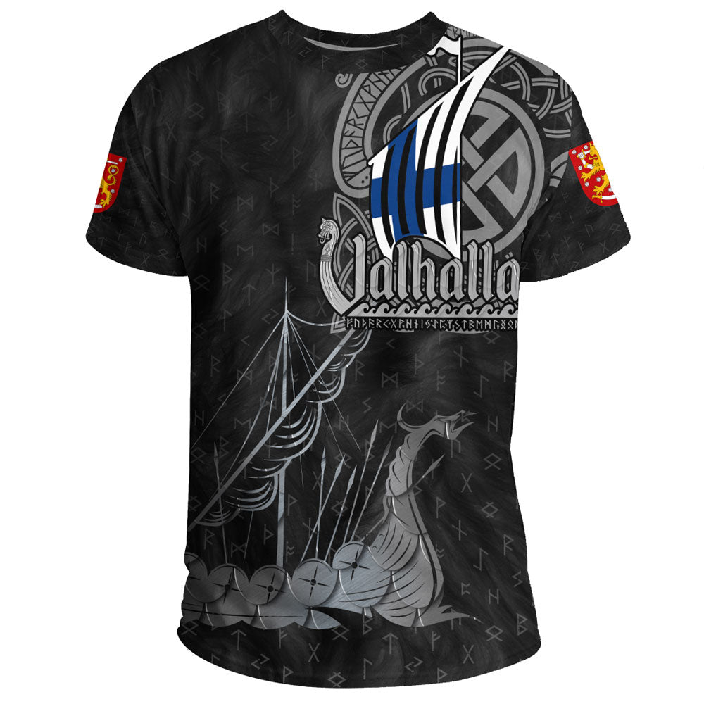 Viking Clothing Viking Finland Drakkar T Shirt RLT12 - Wonder Print Shop