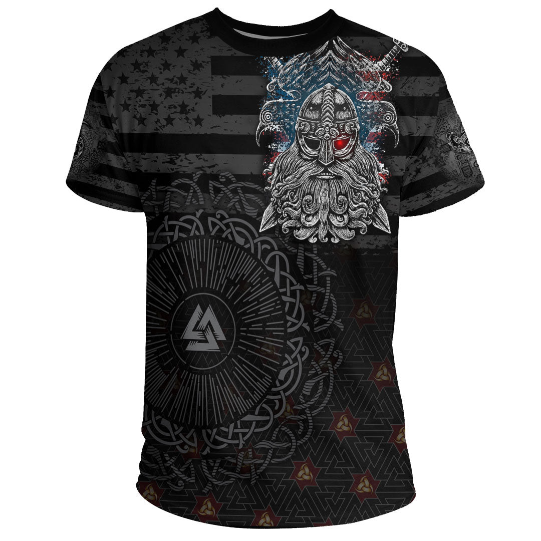 Viking Clothing American Viking The Viking Spirit T Shirt RLT12 - Wonder Print Shop