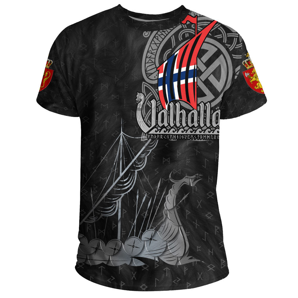 Viking Clothing Viking Norway Drakkar T Shirt RLT12 - Wonder Print Shop