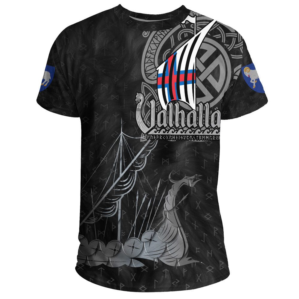 Viking Faroe Islands Drakkar T Shirt RLT12 - Wonder Print Shop
