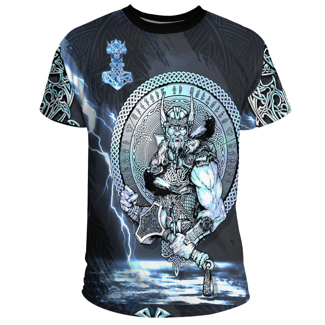 Viking Clothing Viking Thor Norse God of Thunder T Shirt RLT12 - Wonder Print Shop
