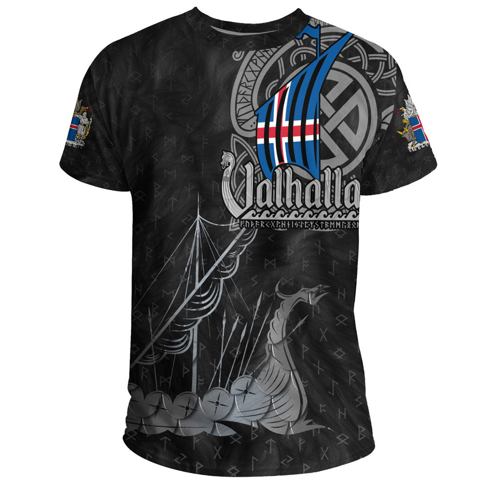 Viking Clothing Viking Iceland Drakkar T Shirt RLT12 - Wonder Print Shop