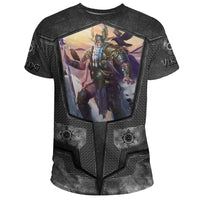 Viking Clothing Armor 3D Style Viking Odin Viking T Shirt RLT12 - Wonder Print Shop