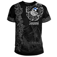 Viking Clothing Viking Drakkar Finland Warship T Shirt RLT12 - Wonder Print Shop