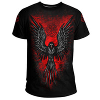 Viking Viking Raven Vegvisir T Shirt RLT12 - Wonder Print Shop