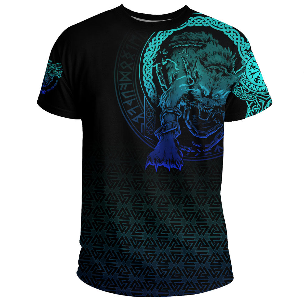 Viking Clothing Viking Fenrir Norse 3D Special T Shirt RLT12 - Wonder Print Shop