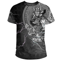 Viking Clothing Viking Thor and Jormungand T Shirt RLT12 - Wonder Print Shop