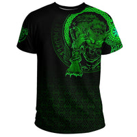 Viking Clothing Viking Fenrir Norse 3D Green T Shirt RLT12 - Wonder Print Shop