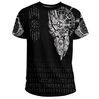 Viking Clothing Viking Compass Vegvisir Tattoo T Shirt RLT12 - Wonder Print Shop