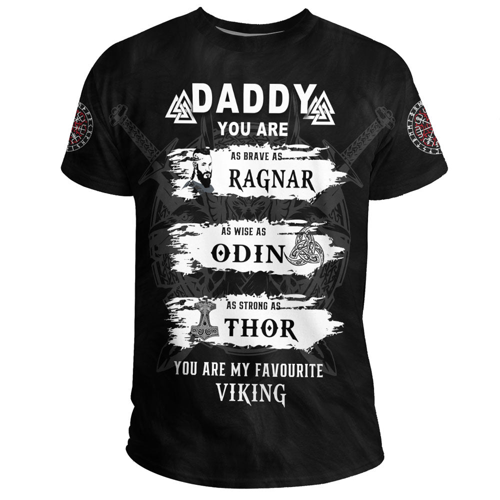 Viking Clothing Viking Daddy T Shirt RLT12 - Wonder Print Shop