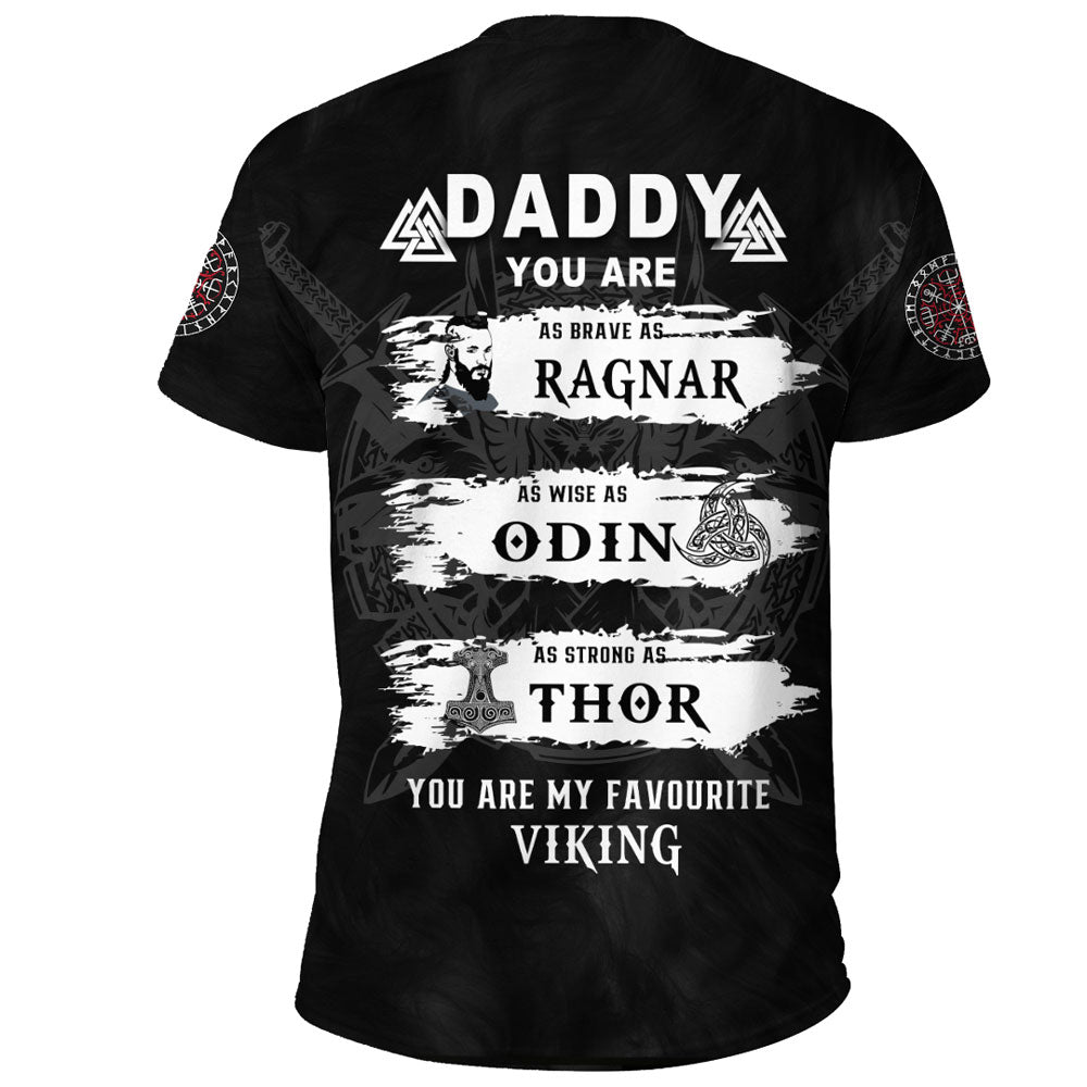 Viking Clothing Viking Daddy T Shirt RLT12 - Wonder Print Shop