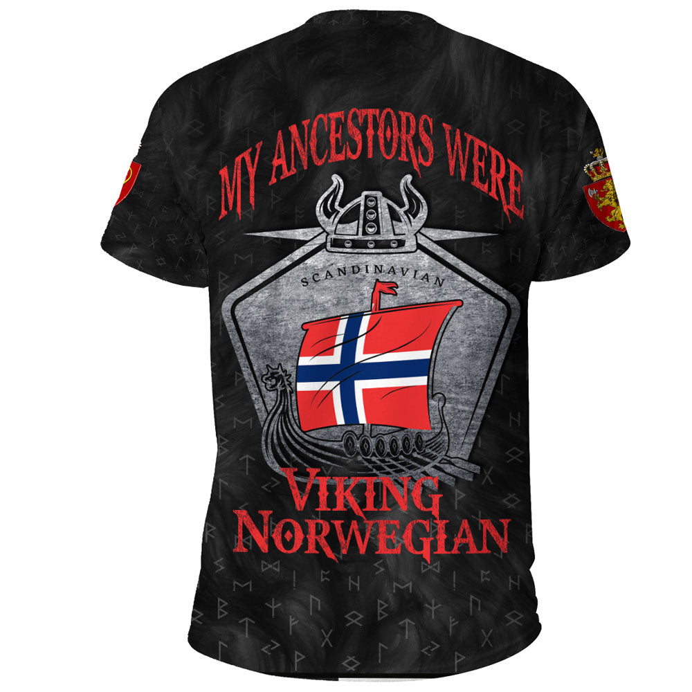 Viking Clothing Viking Norway Drakkar T Shirt RLT12 - Wonder Print Shop