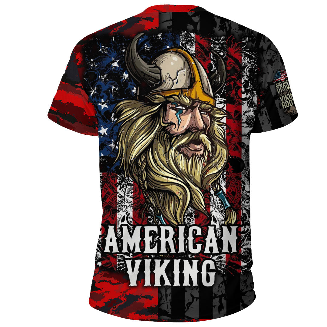 Viking Clothing American Viking T Shirt RLT12 - Wonder Print Shop