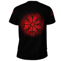 Viking Viking Raven Vegvisir T Shirt RLT12 - Wonder Print Shop