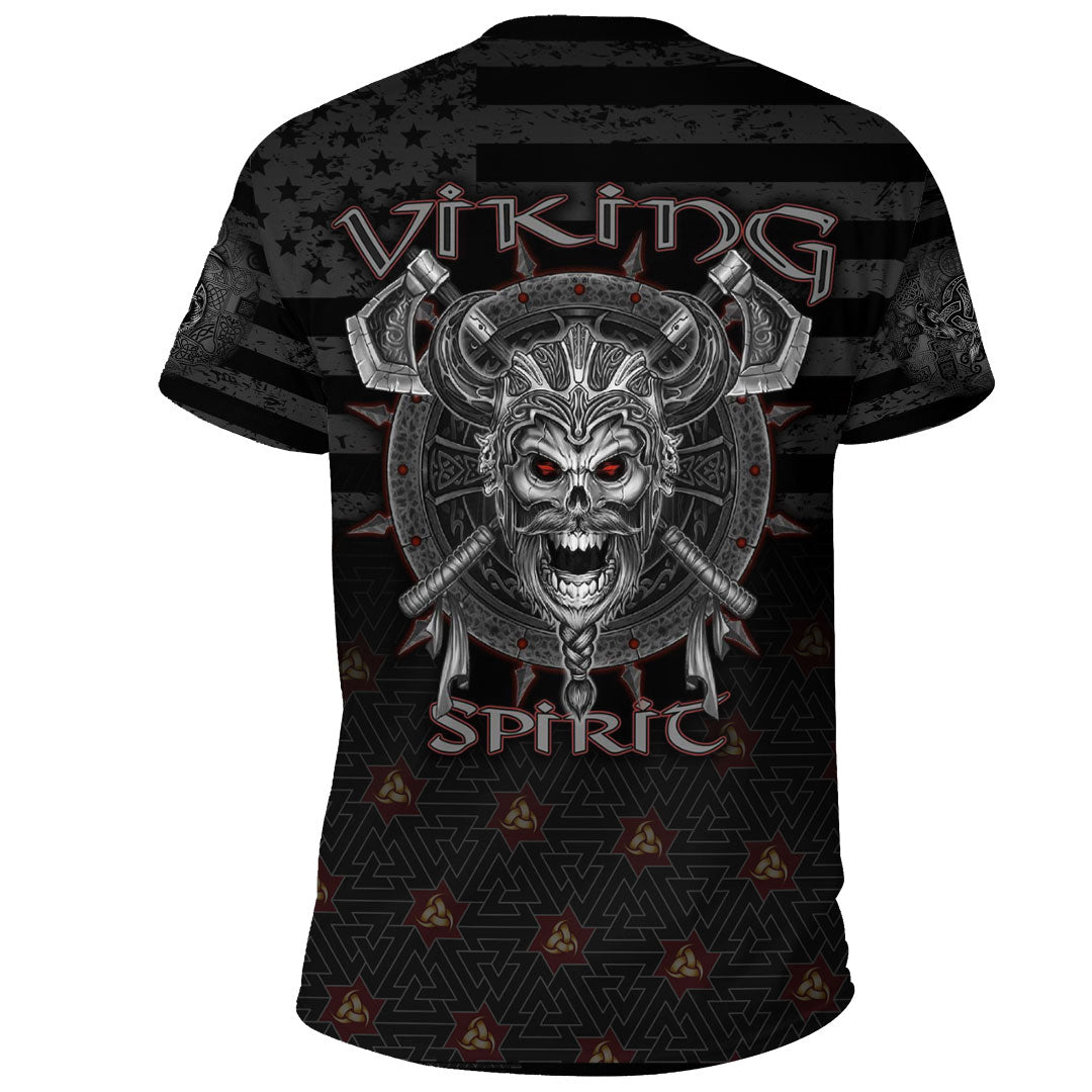 Viking Clothing American Viking The Viking Spirit T Shirt RLT12 - Wonder Print Shop