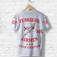 Custom Tuskegee Airmen Motorcycle Club T Shirt The White Tails Simple Style White LT8 - Wonder Print Shop