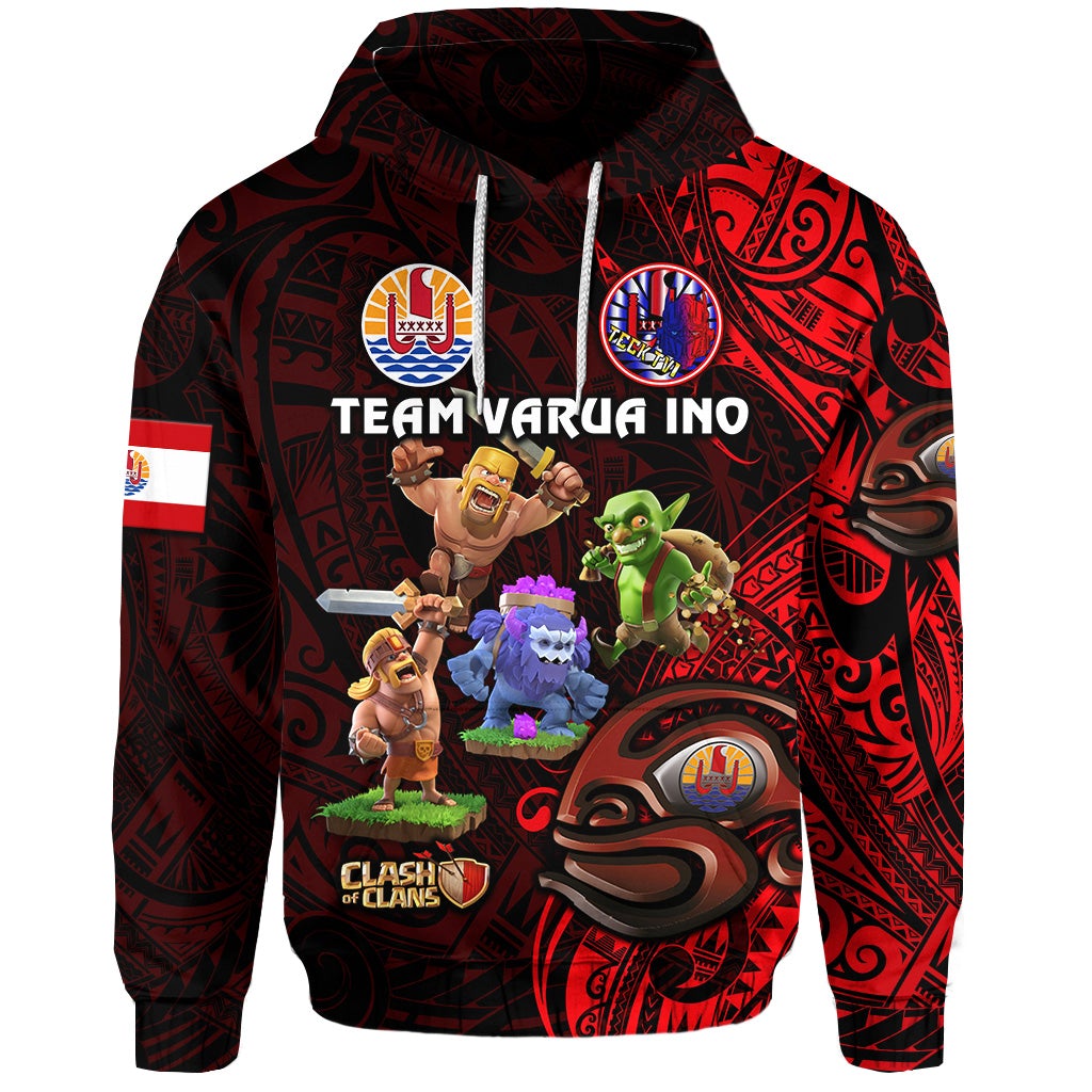 Custom Tahiti Eimeo Teahamai PC Hoodie Team Varua Ino Black LT8 - Wonder Print Shop