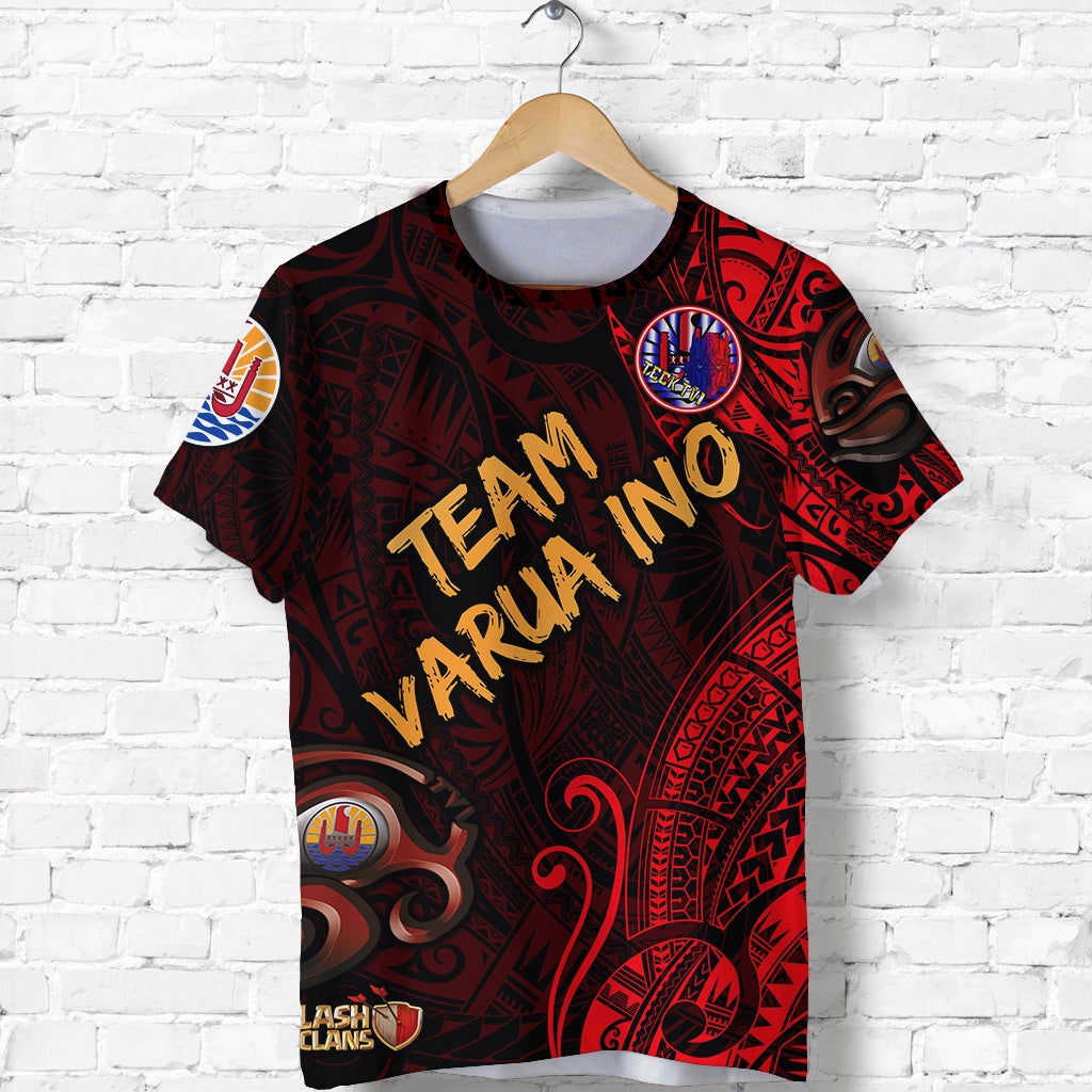 Custom Tahiti Eimeo Teahamai PC T Shirt Team Varua Ino Original Red LT8 - Wonder Print Shop