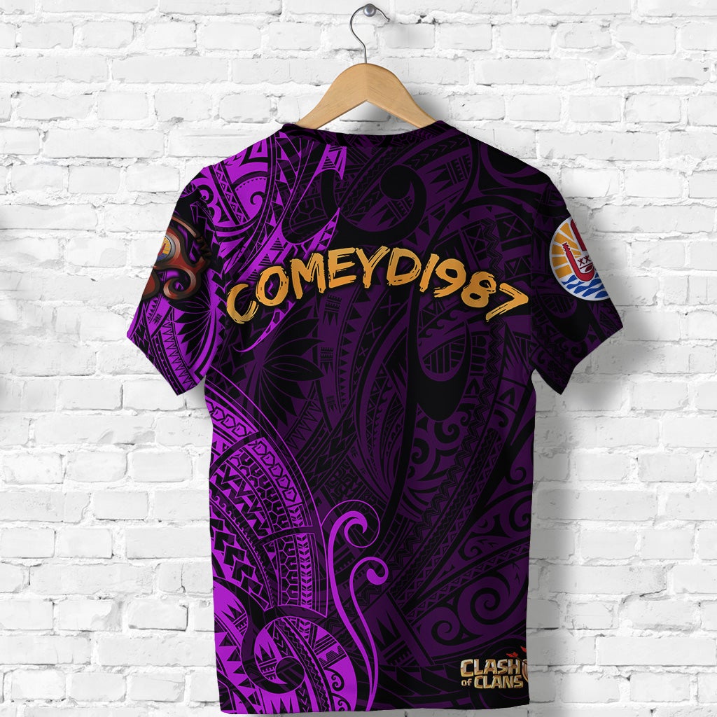 Comeydi987 Number 5 Teck TVI Tahiti PC T Shirt Team Varua Ino Original 001 LT8 - Wonder Print Shop