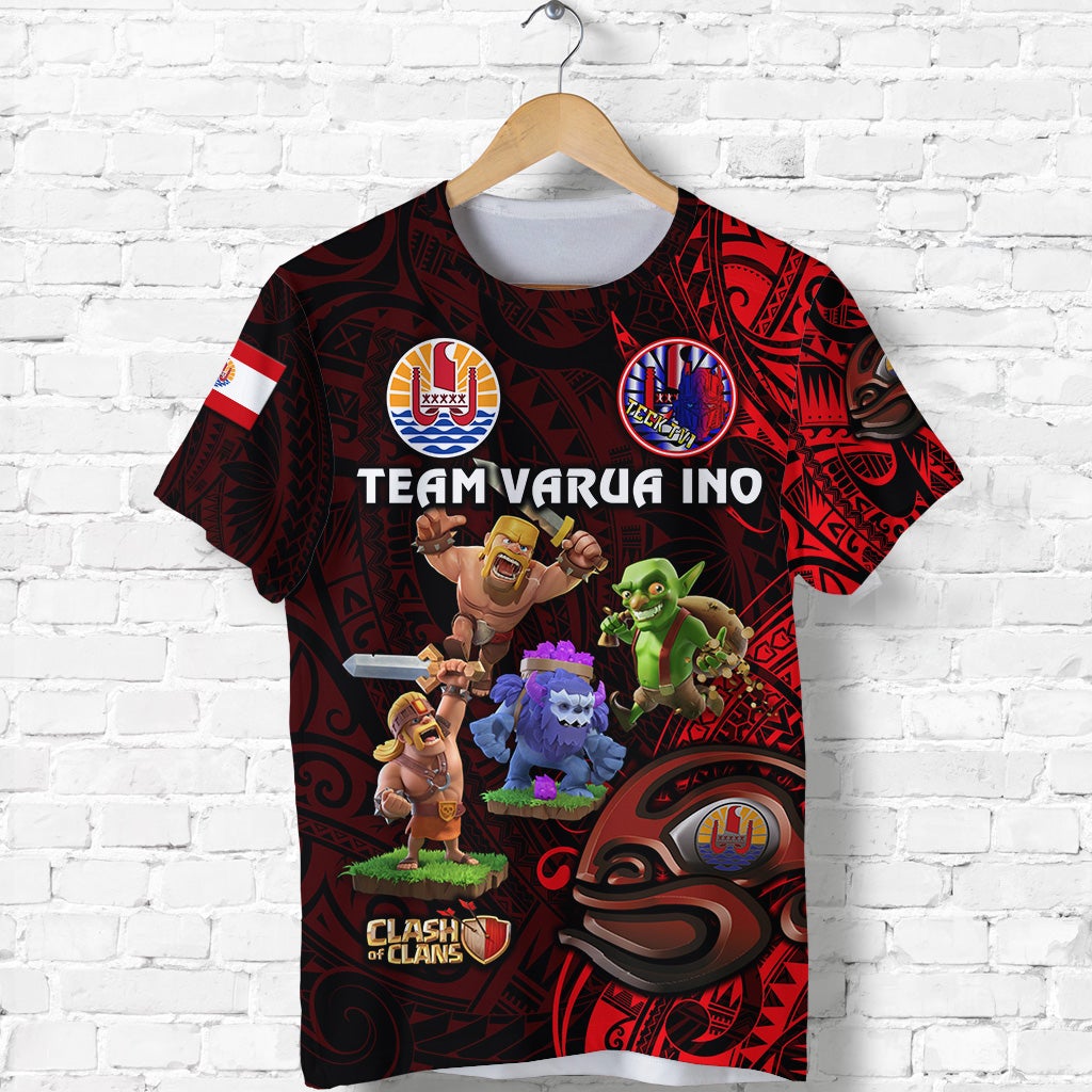 Custom Tahiti Eimeo Teahamai PC T Shirt Team Varua Ino Black LT8 - Wonder Print Shop