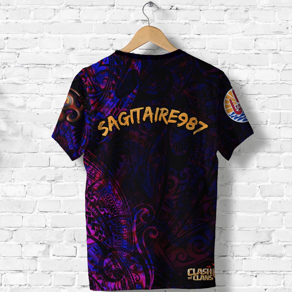Sagitaire987 Number 19 Tahiti PC T Shirt Team Varua Ino Original 002 LT8 - Wonder Print Shop