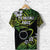 TE INUINU FAMZ Cook Islands Rugby T Shirt Unique Vibes Green LT8 - Wonder Print Shop