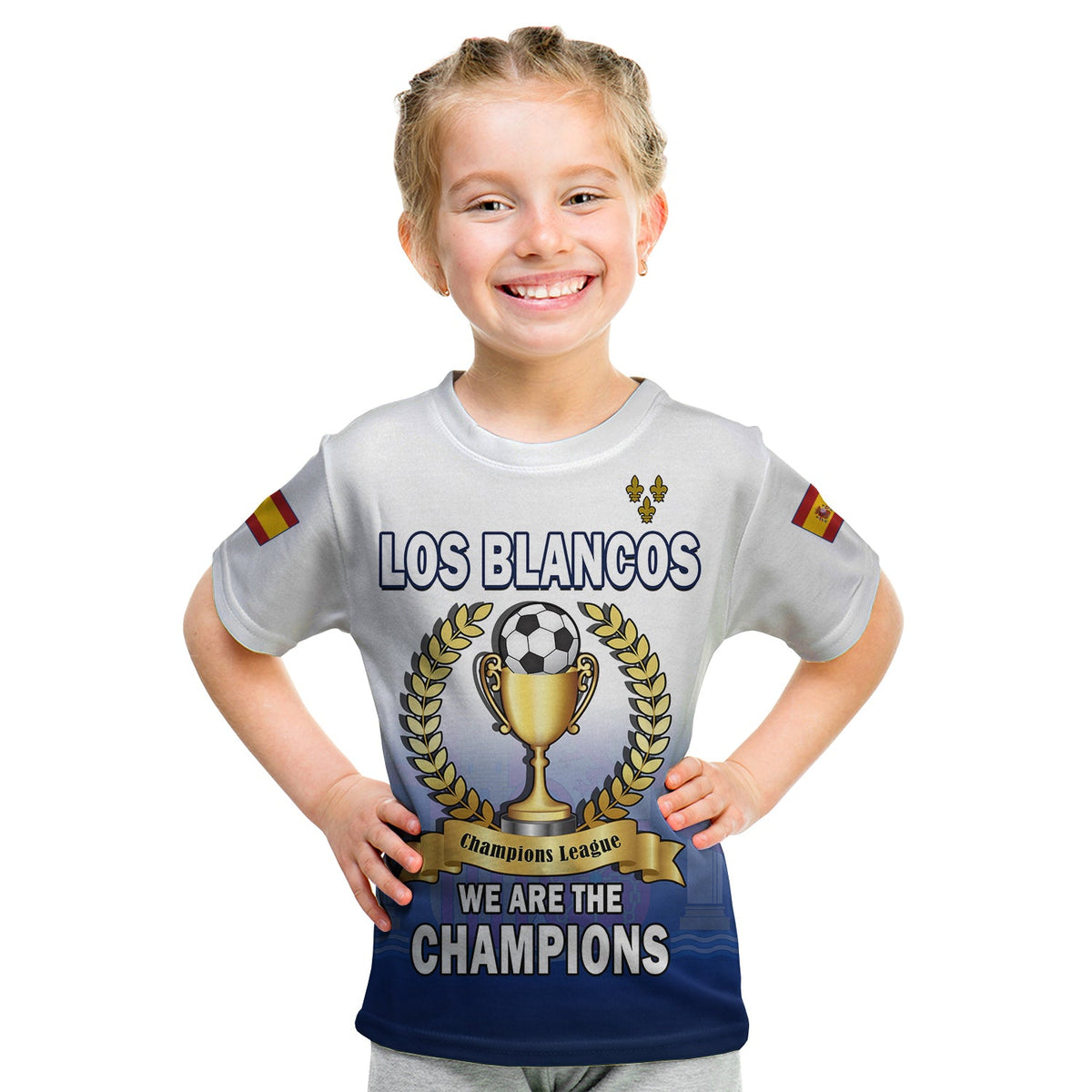 Custom Spanish T Shirt Football 2022 We Are Champions - Wonder Print Shop