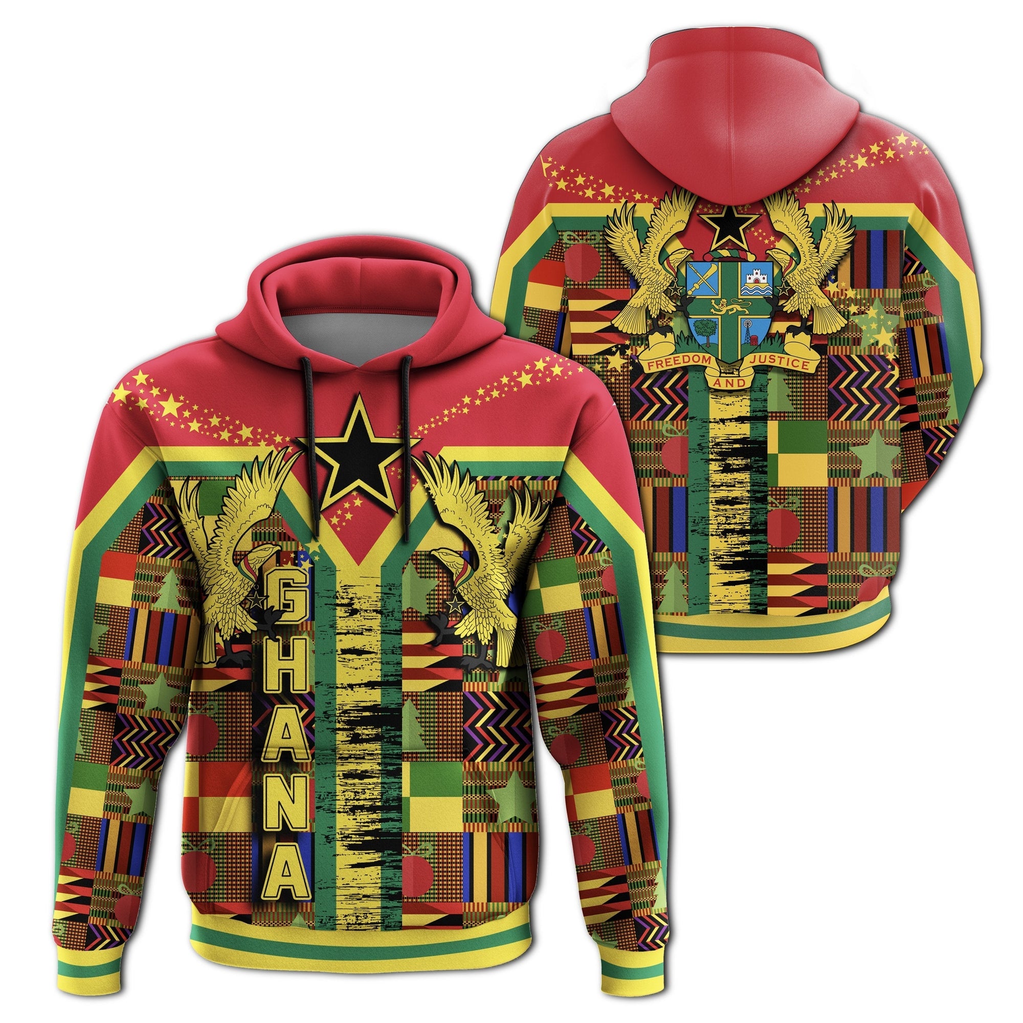 african-hoodie-ghana-pattern-kente-christmas-pullover-hoodie