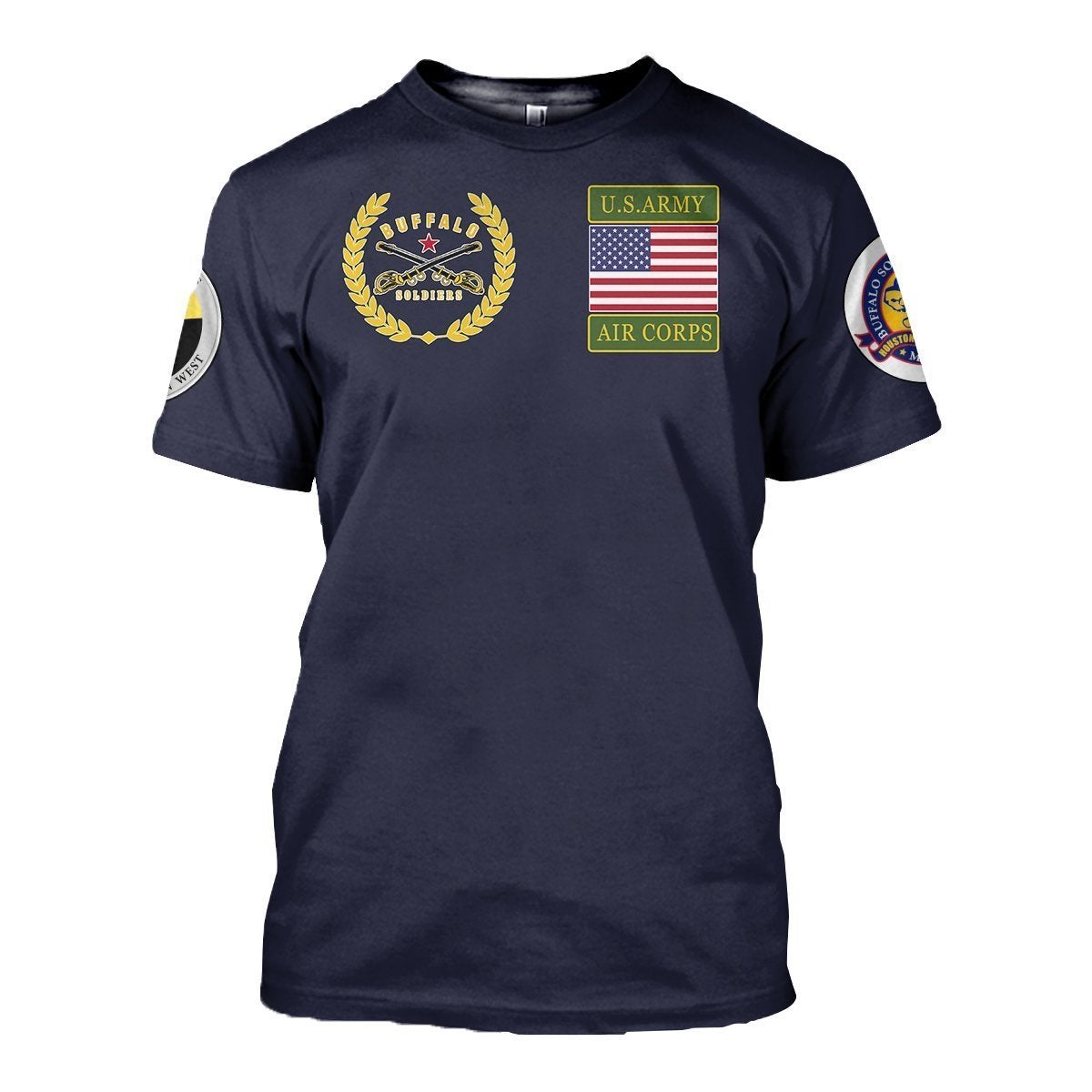 African T Shirt Buffalo Soldiers Tee - Wonder Print Shop