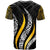 Philippines Custom Personalised T Shirt Philippines Strong Fire Pattern Gold - Wonder Print Shop