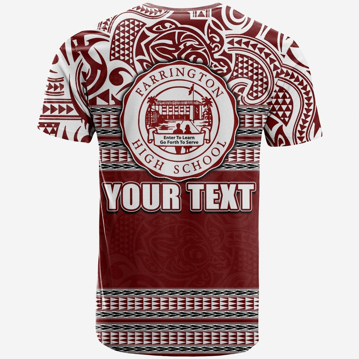 Custom Hawaii Farrington High School T Shirt No.1 LT6 - Wonder Print Shop