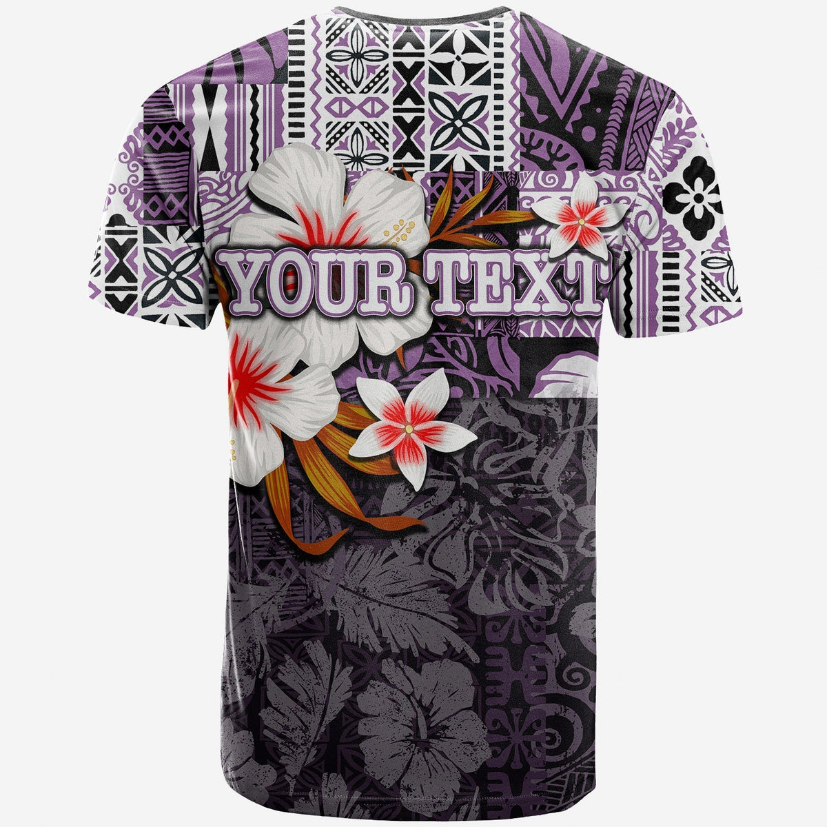Custom Hawaii Fish Hook T Shirt Purple Style LT6 - Wonder Print Shop