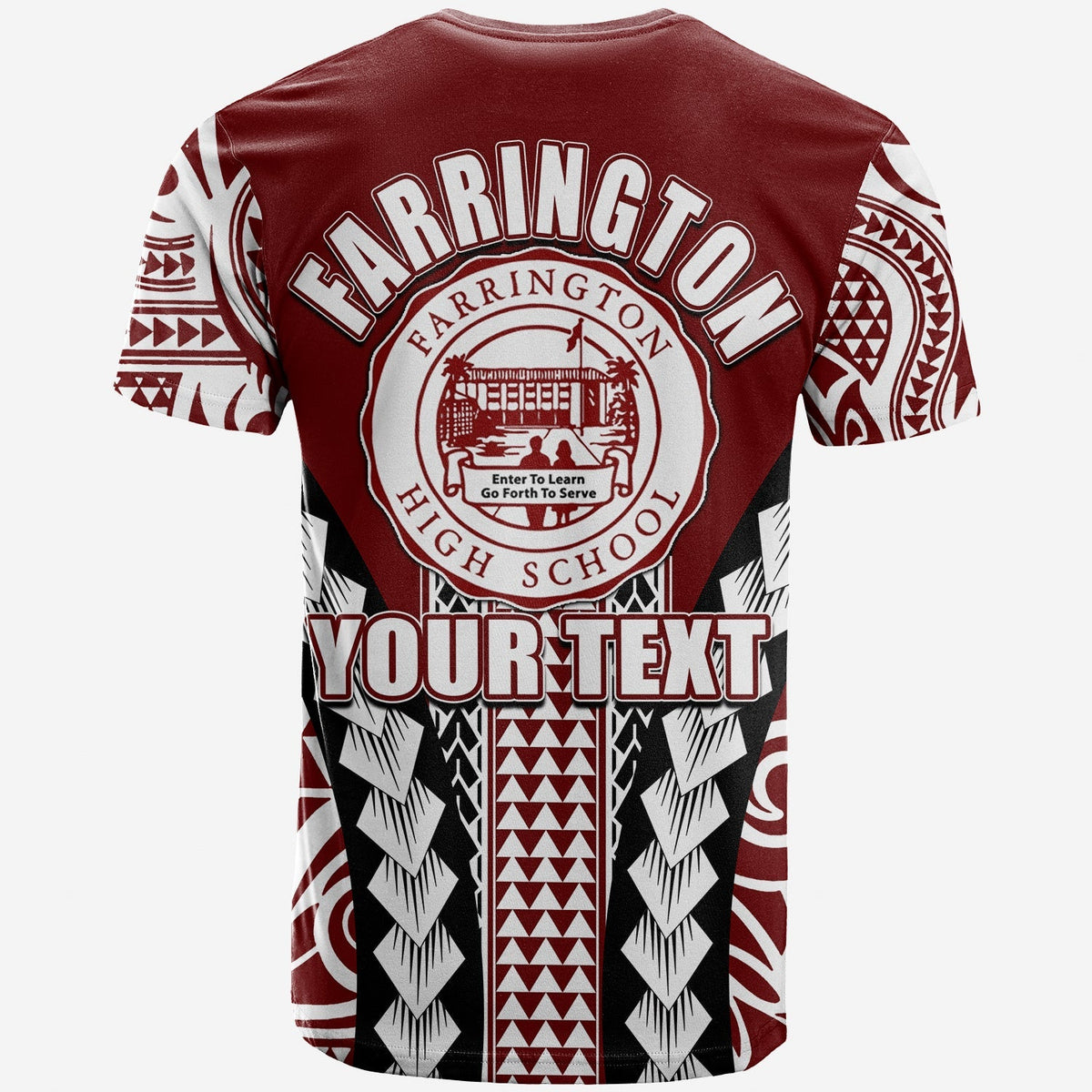 Custom Hawaii Farrington High School T Shirt No.2 LT6 - Wonder Print Shop