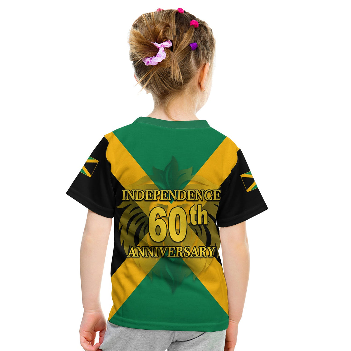Jamaica Independence Day T Shirt KID Lion LT6 - Wonder Print Shop