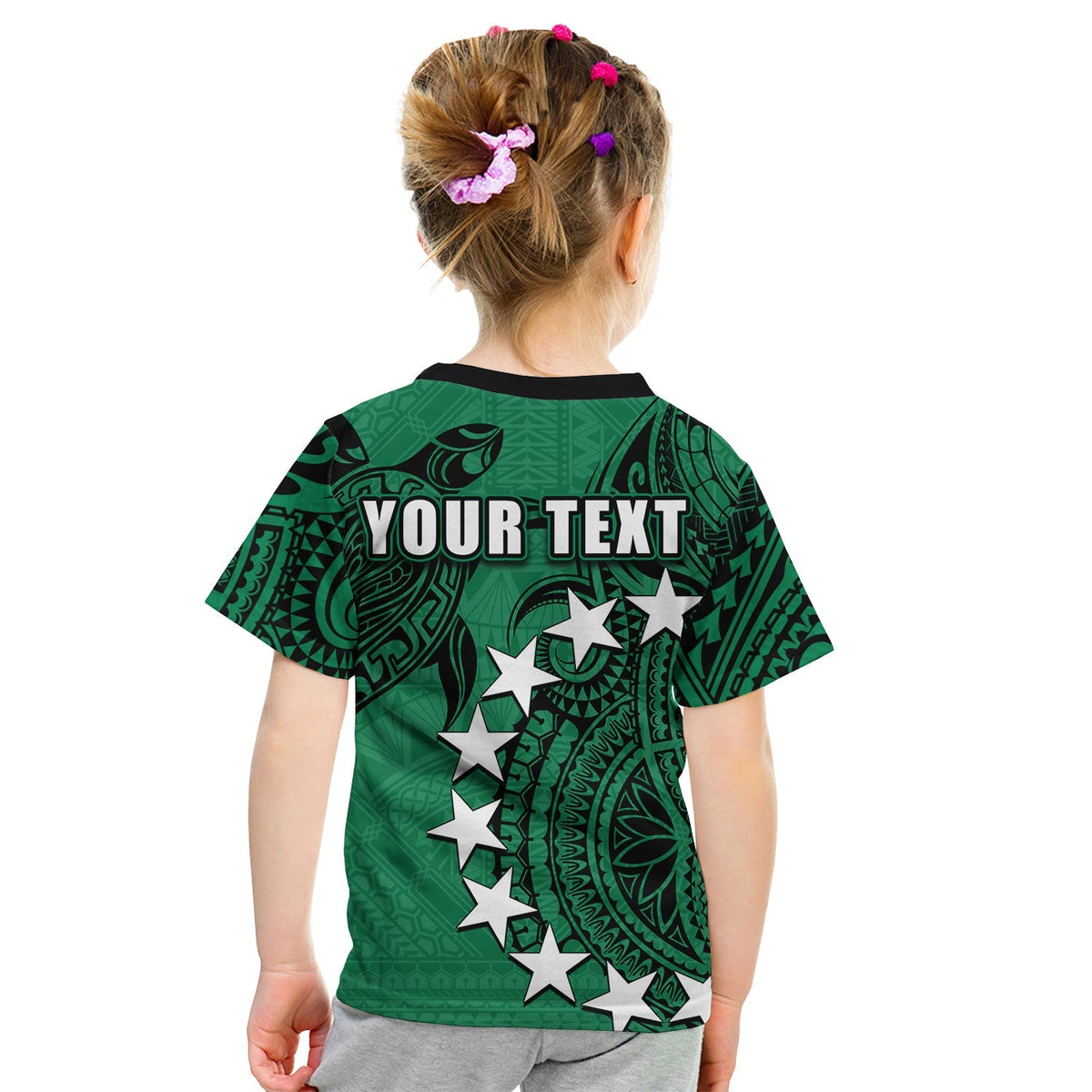 Custom Cook Islands T Shirt KID Mitiaro LT6 - Wonder Print Shop