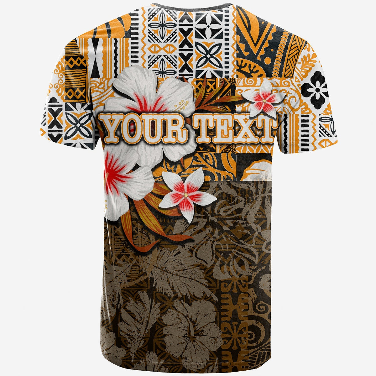 Custom Hawaii Fish Hook T Shirt Orange Style LT6 - Wonder Print Shop