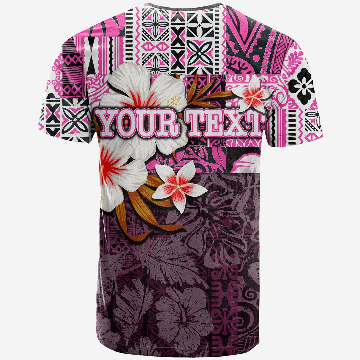 Custom Hawaii Fish Hook T Shirt Pink Style LT6 - Wonder Print Shop