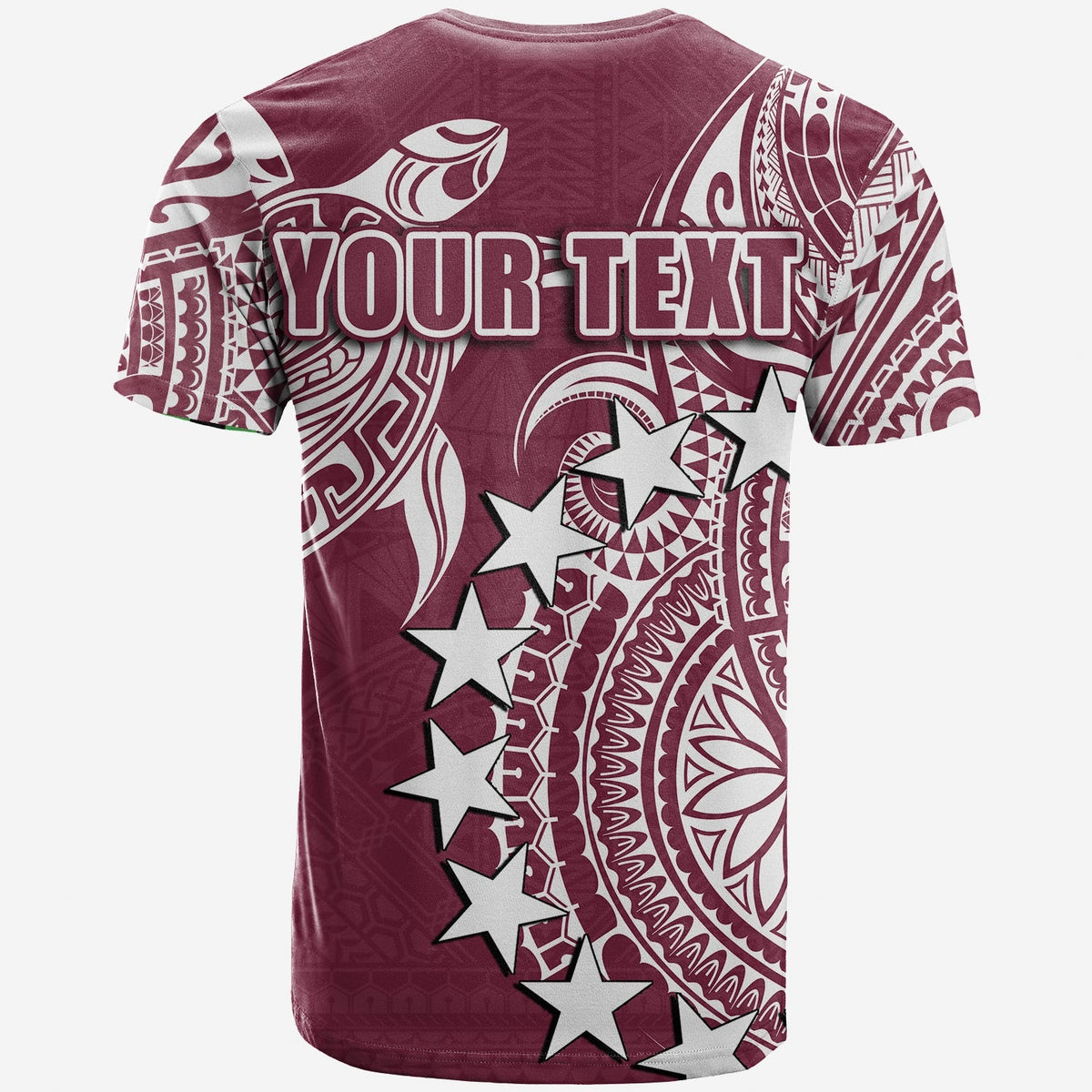 Custom Cook Islands T Shirt Mangaia LT6 - Wonder Print Shop